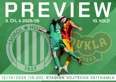 Preview: Sokol hraje doma. V neděli přivítá Duklu